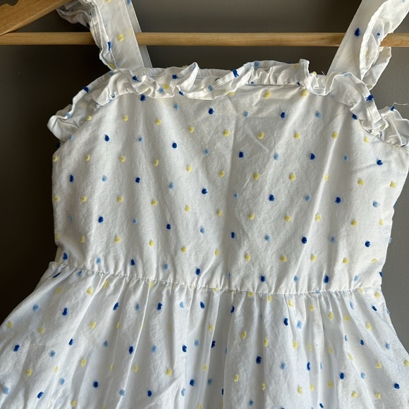 Janie And Jack Ruffle Trim Swiss Dot Sundress size 5 - Picture 3 of 8